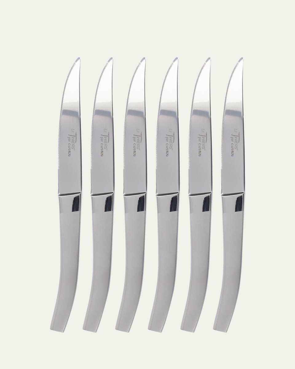 6-Piece Thiers Matt Finish Steak Knives
